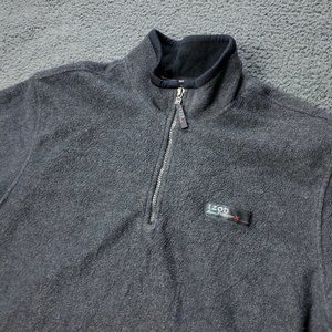 IZOD Perform X Pullover Sweater Mens Size L Large Gray Zip Up Fleece